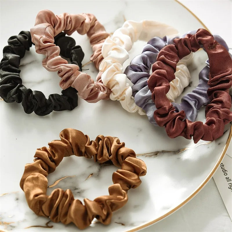 6pc Silk Scrunchie