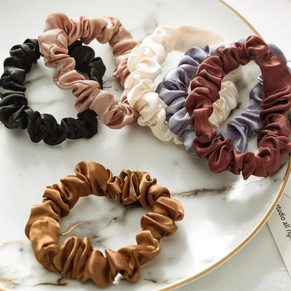 6pc Silk Scrunchie